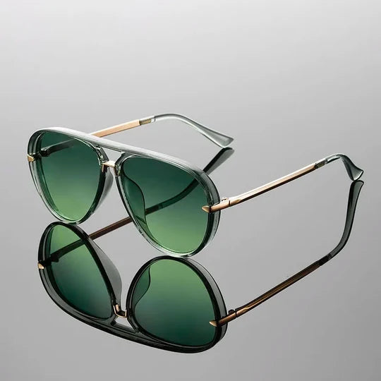 Aurora Transparent Aviator Sunglasses