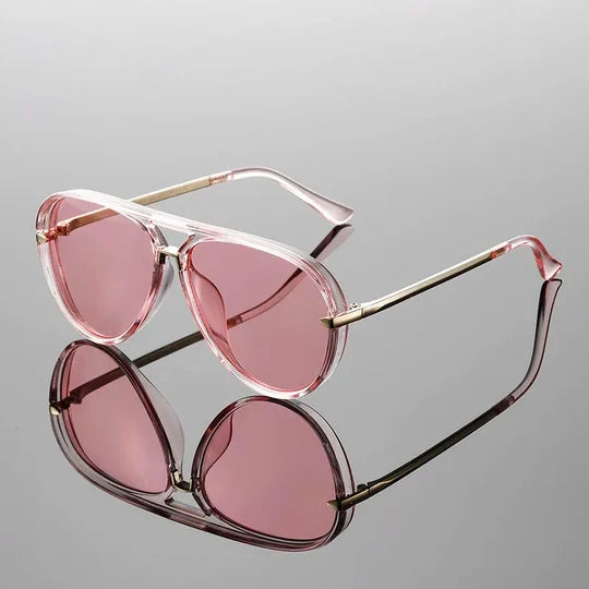 Aurora Transparent Aviator Sunglasses
