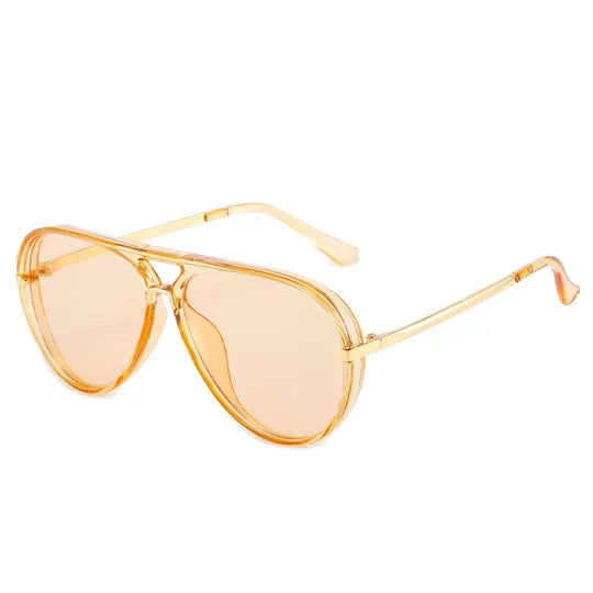 Aurora Transparent Aviator Sunglasses